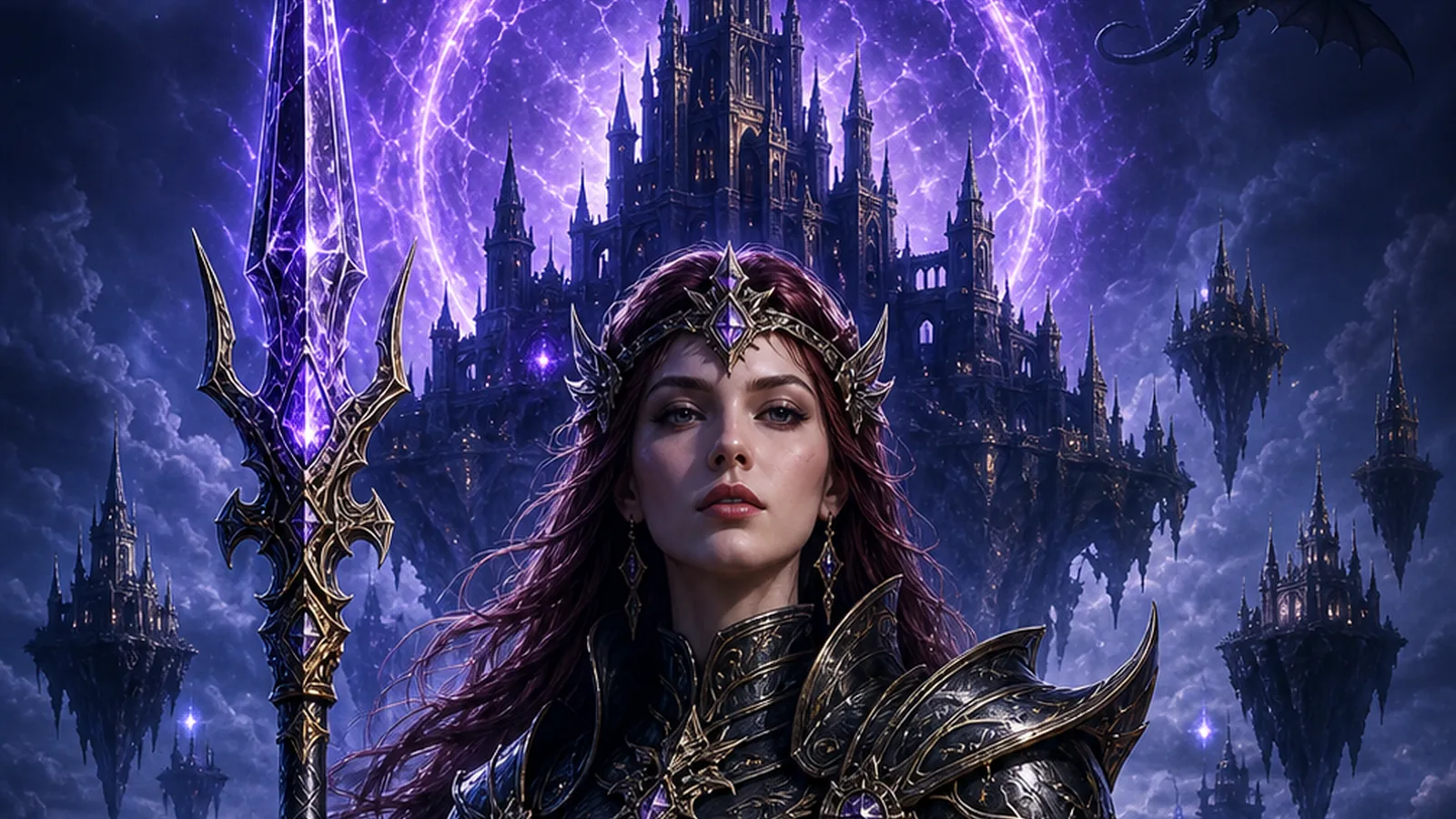 L’éveil du Wyrm — la gardienne devant la citadelle